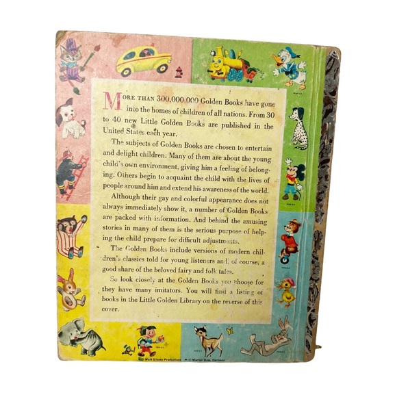 Vintage 1951 The Little Golden Book ABC alphabet nursery illustrations ephemera - Picture 10 of 11